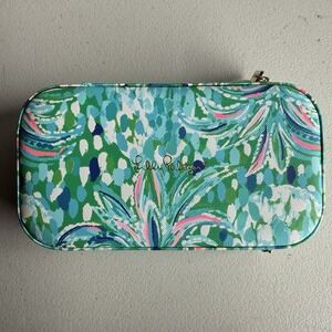 Lilly Pulitzer Travel Jewelry Case – Fun in‎ the Sun Bright Artistic Vaca Vibes